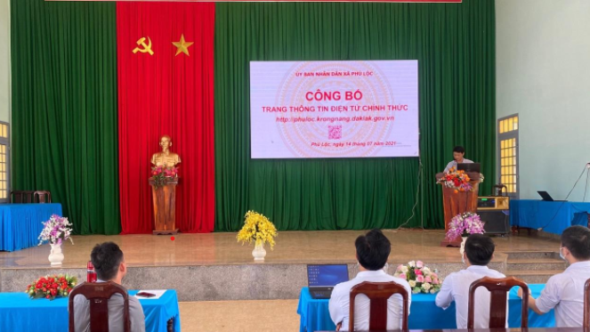 Ra mắt Trang thông tin điện tử của Ủy ban nhân dân xã Phú Lộc